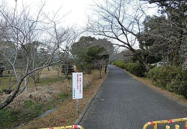 閘門の巨大な門扉が展示されています