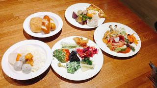 野菜料理がおいしい