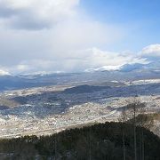 杖突峠展望台へ