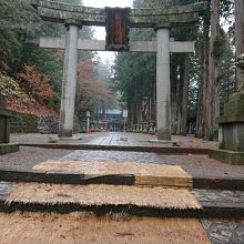 全然、本殿が見えない…遠い…