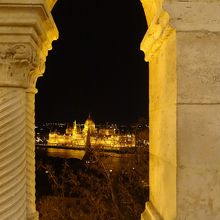 漁夫の砦から見える国会議事堂