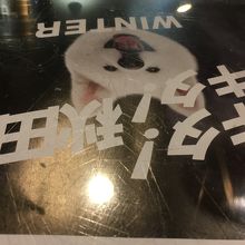 秋田犬のポスター