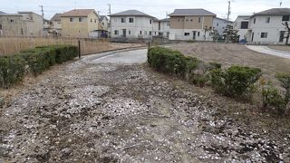 貝塚の露出が再現されている