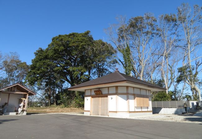 本堂らしき建物は再建されたのか綺麗に