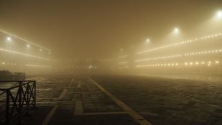 朝靄のサンマルコ広場