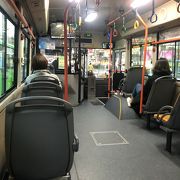 地下鉄では行きにくい所はバスで