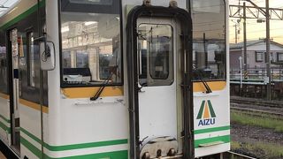 会津若松駅では新藤原駅までの切符しか買えない