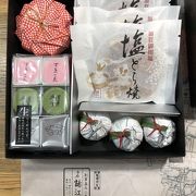 老舗お菓子店舗、落雁目的