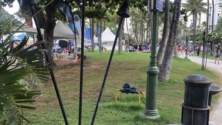 ホテル至近の便利なビーチパーク