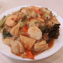 海鮮焼きそばは本当に美味しい