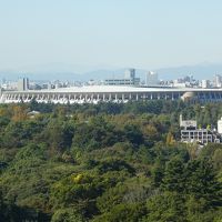 オリンピックの競技場も観えました。