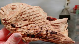 たい焼きと最中アイス