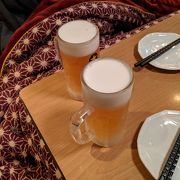 入り口にコタツのある居酒屋