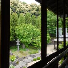 ２階北客間からの眺め