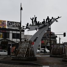 駅前の広場