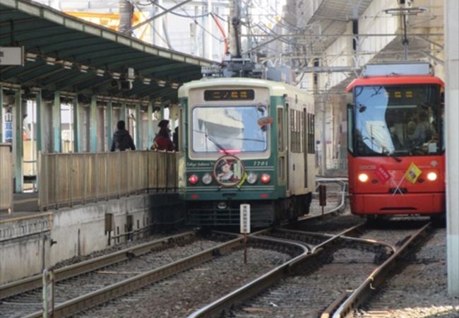 都電荒川線の駅です