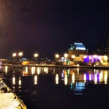 釧路川沿いから