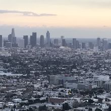夕暮れのロサンゼルス風景