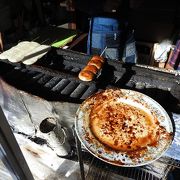 群馬名物の焼きまんじゅうが美味しかったです