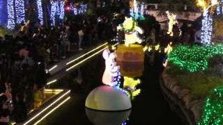 台中駅近くの川