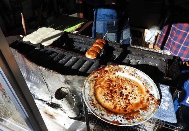 群馬名物の焼きまんじゅうが美味しかったです