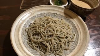 ゴマ味噌だれそば + かき揚げ ♪