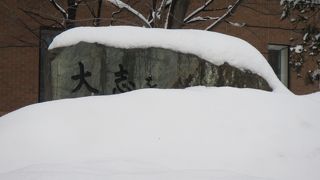 寒い冬は大志も埋もれる？