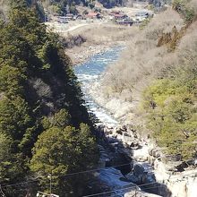 眼下に木曽川と寝覚の床