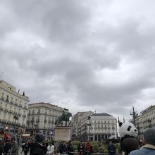 パンダの着ぐるみがいました。