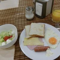 朝食ビュッフェ　モッツァレラチーズがおいしい！