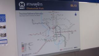 チャトゥチャックマーケットの最寄りの駅