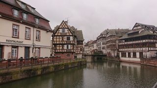 プティット・フランス　アルザス地方ストラスブールの街並み