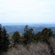 八溝山山頂から見た風景