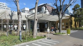 夏期にはプールになります