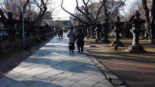 鳥居から連なる