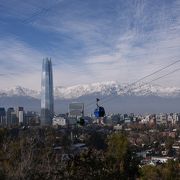 アンデス山脈が見えました