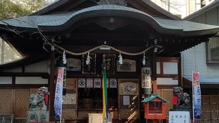 露天神社内の開運のお宮