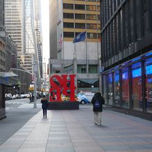 裏側から見た景色です