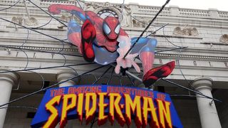 スパイダーマンの映画の再現！