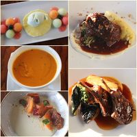 レストランのディナー