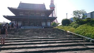 とても広いお寺です。