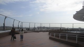 羽田空港 国際線旅客ターミナル 展望デッキでランチ