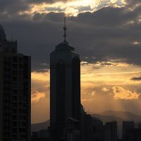 マウンテンビュールームからの朝陽