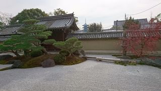 すばらしい石庭があるお寺