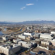 山々が見えます