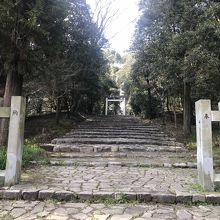 御墓に隣接する能褒野神社