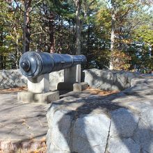 砲台場の大きな大砲
