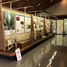 竹の文化について。充実のパネル展示
