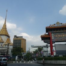 中華門のロータリーより