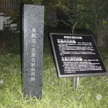 泉鏡花旧居跡 北原白秋旧居跡 